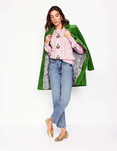 BODEN HIGH RISE RIGID STRAIGHT JEANS-LIGHT VINTAGE FEMALE BODEN