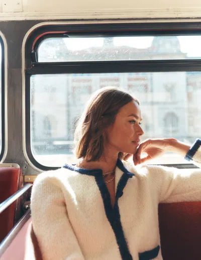 Boden Holly Boucle Knitted Jacket Warm Ivory, Boucle  In Multi