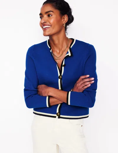 Boden Holly Knitted Jacket-bright Blue Female