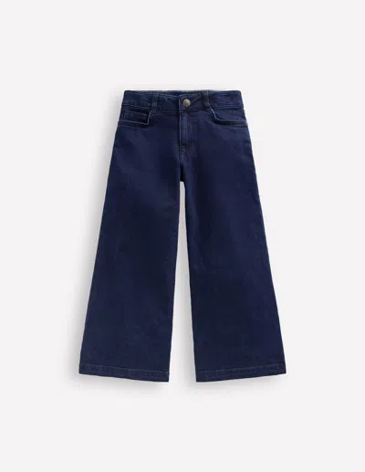 Boden Kids' Hose Mit Weitem Bein-dunkles Vintage-blau In Blue