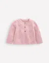 Boden Pretty Pointelle Cardigan-vintage Pink Female  In Pink