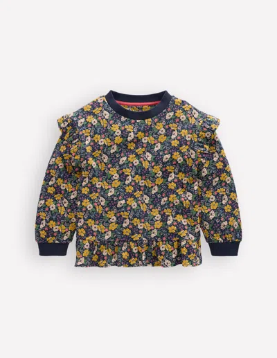 Boden Kids' Hübsches Sweatshirt Mit Rüschen-london | Grösse 98 In Bunt