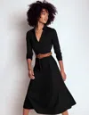 Boden Imogen Jerseykleid Mit Kragen-schwarz In Black