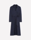 Boden Imogen Collared Jersey Dress Navy Women  In Navy