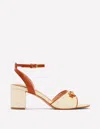 Boden Iris Snaffle Block Heel Sandal Natural Women  In Neutral