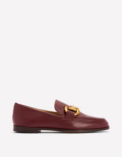 Boden Iris Snaffle Loafers-oxblood Female  In Brown
