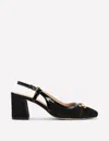 Boden Iris Absatzschuhe Mit Trensendetail Und Fersenriemen-schwarz In Black