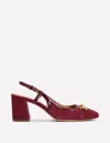 Boden Iris Absatzschuhe Mit Trensendetail Und Fersenriemen-oxblood In Burgundy