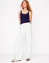Boden Islington Linen Pants White Women  In White