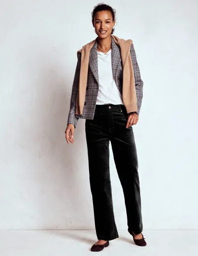 Boden Jeans Aus Veloursamt Mit Geradem Bein-schwarz In Black