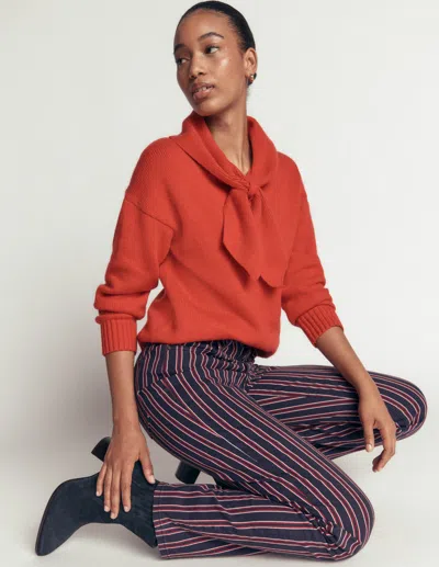 Boden Jeans Mit Hohem Bund Und Geradem Bein In Blau | Grösse 25 In Orange