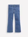 Boden Denim Kick Flare Jean-denim Hearts Female  In Blue