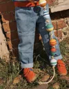 Boden Warrior Knee Jeans-mid Blue Wash Male