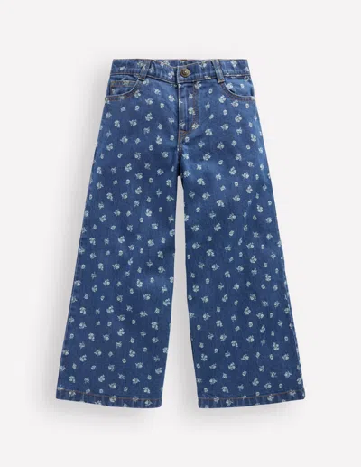 Boden Kids' Jeans Mit Weitem Bein | Grösse 164 In Blue