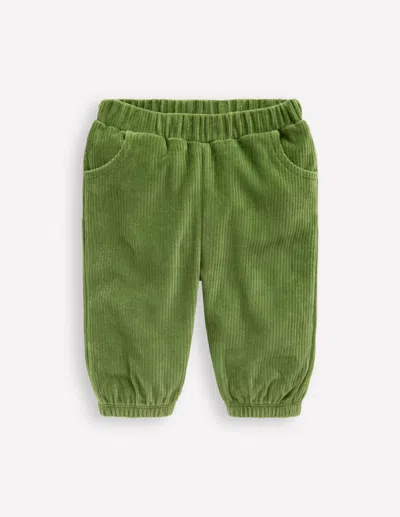 Boden Babies' Jersey Cord Pants Broccoli Green Unisex