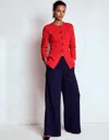 Boden Joanna Taillierte Strickjacke-mohnblumenrot In Red