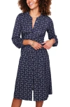 BODEN BODEN JULIA LONG SLEEVE BELTED SHIRTDRESS