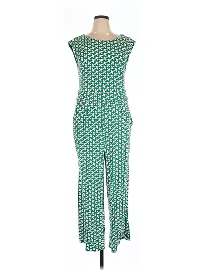 Pre-owned Boden Jumpsuit In Green
