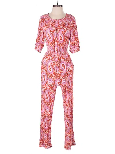 Pre-owned Boden Jumpsuit In Pink