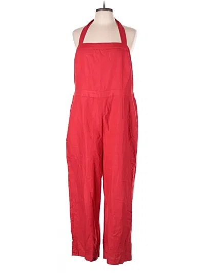 Pre-owned Boden Jumpsuit In Red