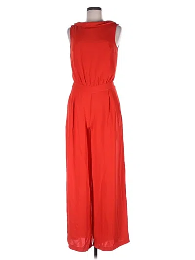 Pre-owned Boden Jumpsuit In Red