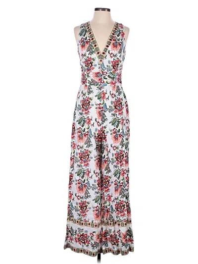 Pre-owned Boden Jumpsuit In White