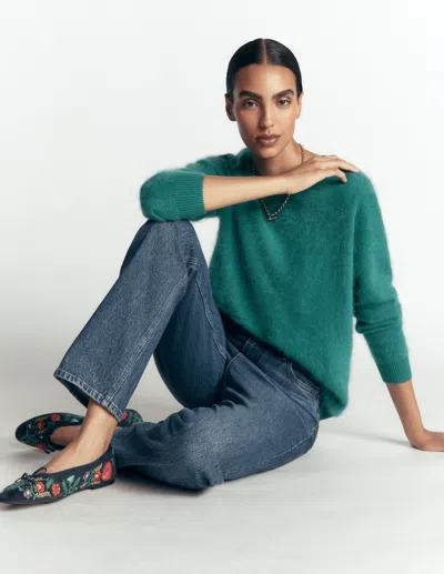 Boden Kat Pullover Aus Gebürstetem Kaschmir | Grösse Xs In Multi