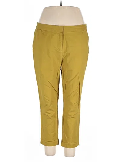 Pre-owned Boden Khaki Pant In Gold