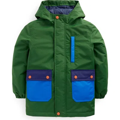 Boden Kids' 4-in-1 Waterproof Jacket In Green
