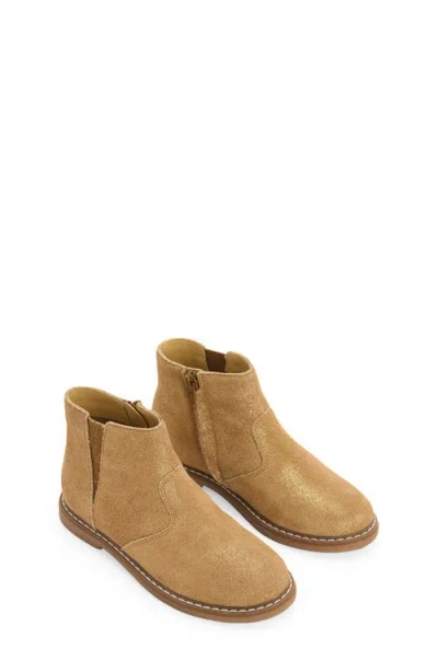 Boden Kids' Bootie In Gold