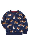 Boden Everyday Printed Sweatshirt Blue Bulldogs  In Blue