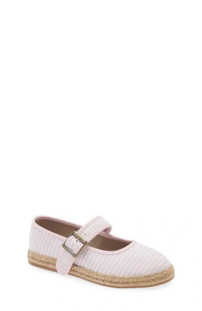 Boden Kids' Espadrille Mary Jane Flat In Pink