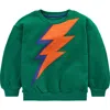 Boden Fun Sweatshirt Artichoke Green Lightning  In Green