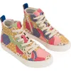 Boden Kids' Patchwork High Top Sneaker In Multi