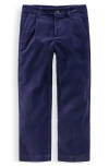 Boden Smart Tailored Pants Navy Velvet  In Blue