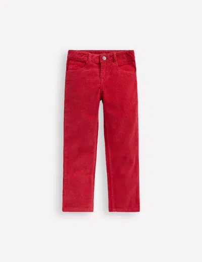 Boden Kids' Klassische Cordhose-karminrot In Red
