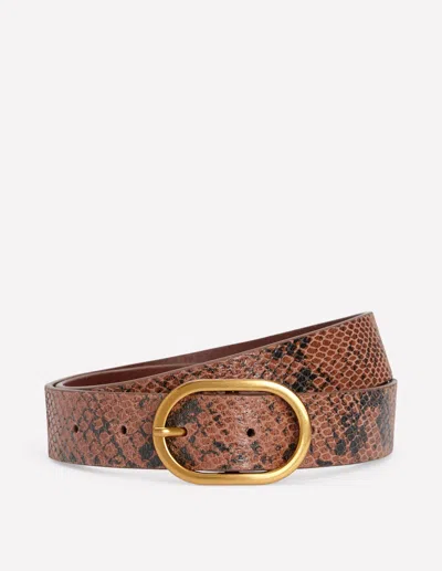 Boden Klassischer Ledergürtel In Braun | Grösse Xs In Brown