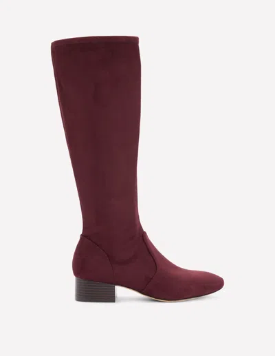 Boden Kniehohe Stretchstiefel Mit Flacher Sohle-kastanie In Burgundy