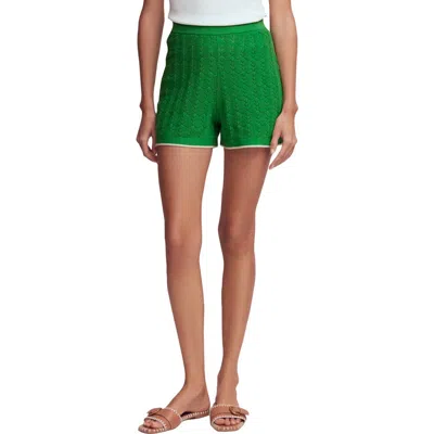 Boden Knit Pull-on Shorts In Green