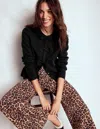 Boden Strickjacke Mit Schleife-schwarz In Black