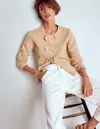 Boden Strickjacke Mit Schleife-graubraun Meliert In Brown