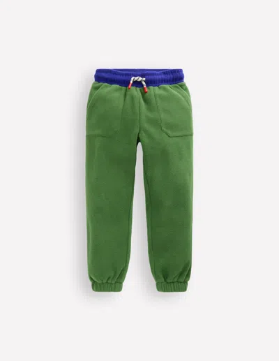 Boden Kids' Kuschelige Fleece-jogginghose-brokkoligrün In Green