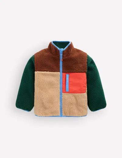 Boden Kids' Kuschelige Jacke Aus Teddyfell-mix | Grösse 164 In Multi