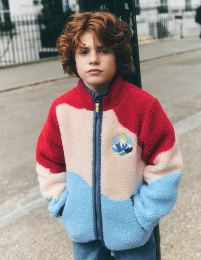 Boden Kids' Kuschelige Teddyfell-jacke | Grösse 98 In Multi