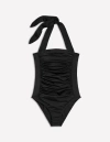 Boden Santorini Neckholder-badeanzug-schwarz In Black