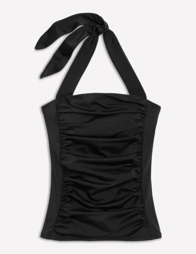 Boden Kythira Ruched Tankini Black Women