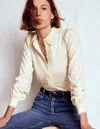 Boden Bluse Mit Spitzenkragen-naturweiss In Multi