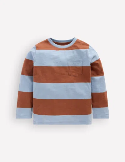 Boden Kids' Langärmliges T-shirt Für Den Alltag In Blau | Grösse 152 In Multi