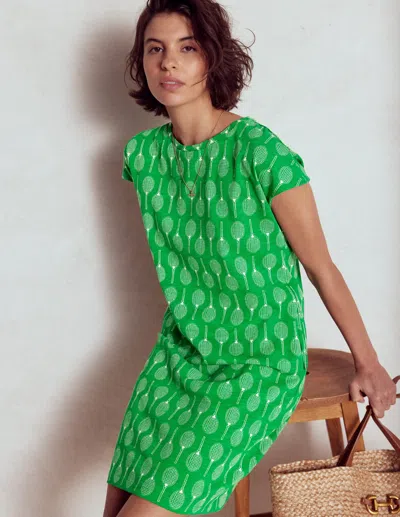 Boden Leah Jersey Tshirt Dressrich Emerald, Tennis Women  In Green