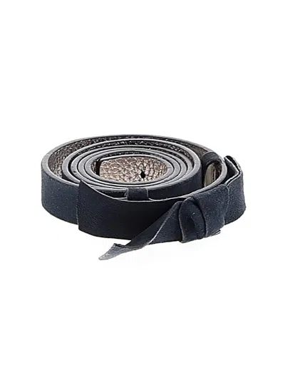 Pre-owned Boden Leather Belt In Blue